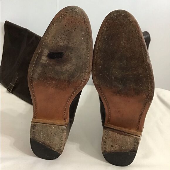 FRYE Dorado Leather Western Style Riding Boots Knee High Size 8 - Picture 6 of 14